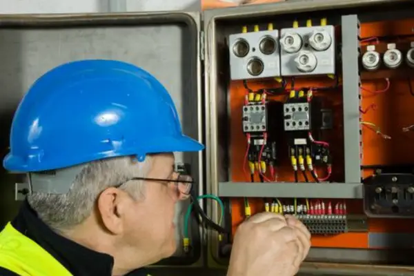 Industrial Electrician Fixing Controls