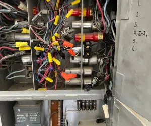 Troubleshooting experts found problem in lighting control panel.