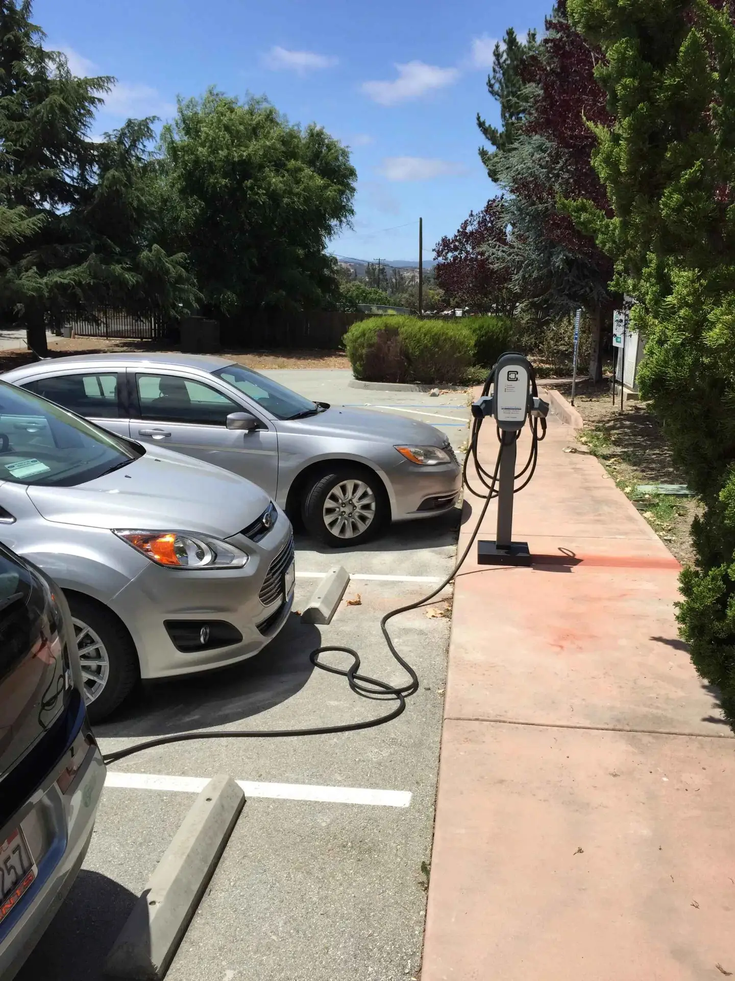 Commercial EV charger stations