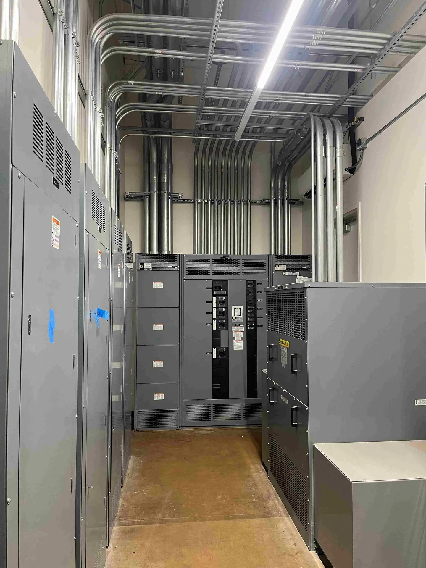 Electrical Contractor For Industrial Electrical Room 