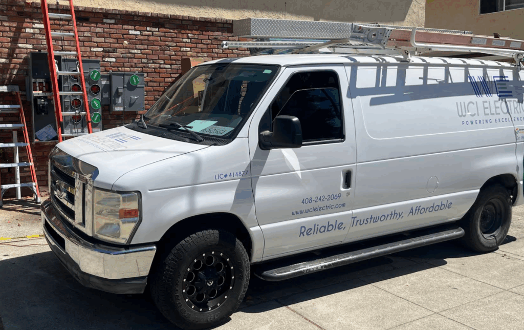 WCI Electric service van in San Jose Willow Glen